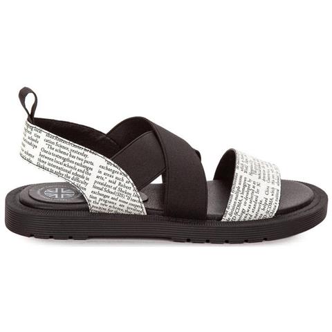 White Casual Open Sandals Sandali Tessile Scarpe Bambina Nero Eu 33, 927347-02-01 - Foto 1