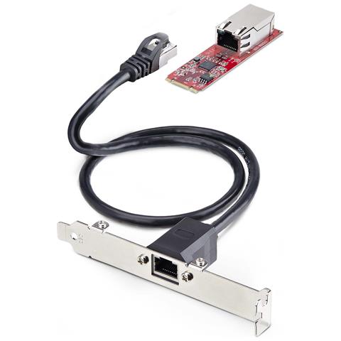 Scheda di Rete M. 2 2280 2.5GbE a 1 porta, velocità multi-Gigabit (2.5G / 1G / 100M / 10M), NIC NBASE-T (802.3bz), M. 2 B+M Key, Interfaccia Ethernet PCIe per PC SFF /Desktop - Foto 1