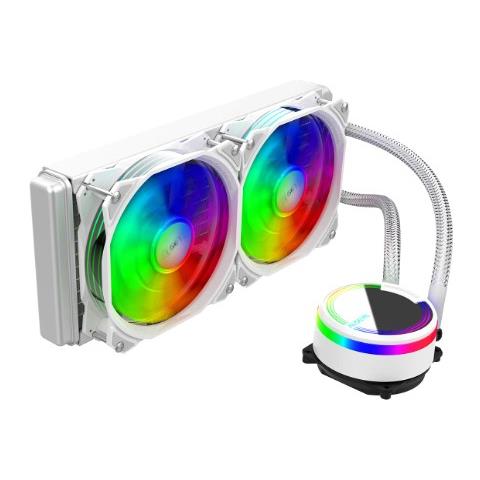 Dissipatore CPU a Liquido M240b per Socket LGA 1700, LGA 1200, LGA 115X, LGA 1366, LGA 2011, LGA 2066, AM4, AM3+, AM3, AM2+, AM2, FM2, FM1 - Foto 1