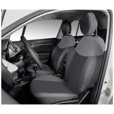 Coprisedili Anteriori Personalizzati Fiat 500x E 500l Tess. Antracite/grigio Piombo - Foto 1
