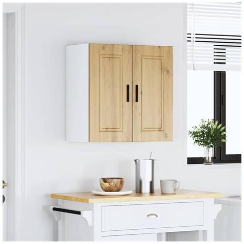 Pensile Da Cucina Porto Rovere Artigianale Legno Multistrato - Foto 3