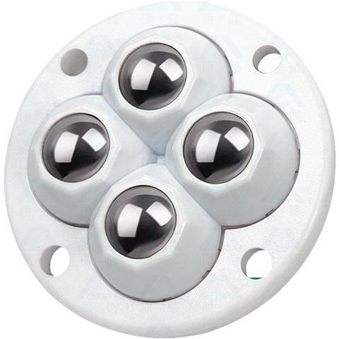 20pcs Ruote Girevoli, Rotelle Girevoli Adesive, Rotelle Per Mobili Resistenti (confezione Da 4) White - Foto 1