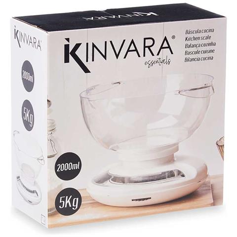 Bilancia 5kg Contenitore 2000ml Versatore Tondo Colore Casuale - Foto 3