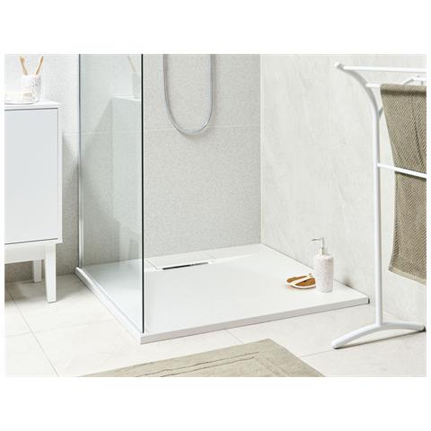 Piatto Doccia Azzurro 90 X 90 X 3 Cm Bianco - Foto 1