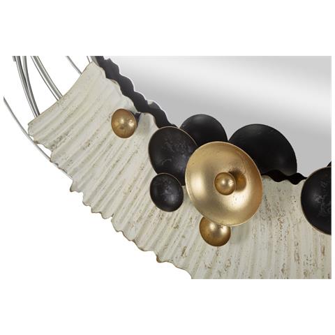 Specchio Con Cornice Mf505 - Multicolore - Metallo - 114x7x81 Cm - Foto 2