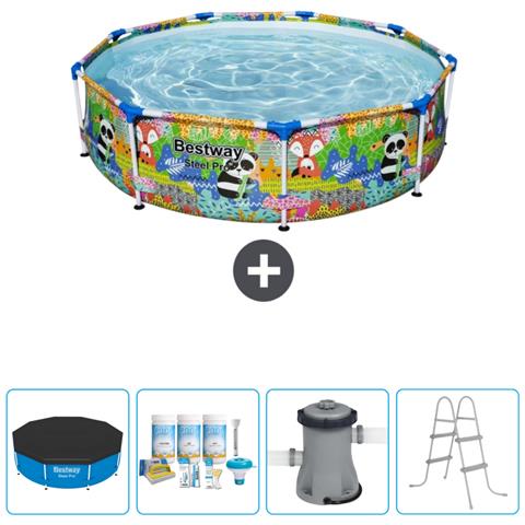 Piscina Fuori Terra - In Giro - 274x66 Cm - Multi - Include Accessori Coordinati Cb4 - Foto 1