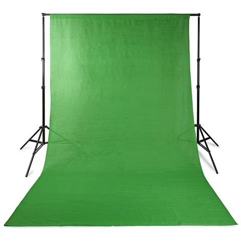 Tela Per Fondale Da Studio Fotografico 2,95 X 2,95 M, Verde - Foto 1