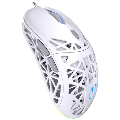LIV Onyx White mouse Gaming Ambidestro Bluetooth Ottico 12000 DPI - Foto 1