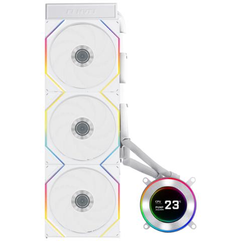 Dissipatore CPU a Liquido GA II Hydroshift II LCD-C 360TL per Socket Intel e AMD 3 Ventole 120 mm - Foto 2