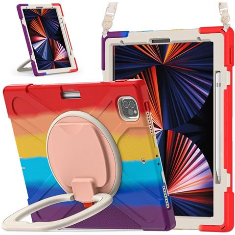 Custodia Per Ipad Pro 11/air 5/4 Con Supporto E Tracolla Colorata - Foto 1