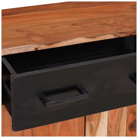 Credenza 2 pcs Marrone 110 x 30 x 75 cm - Foto 9
