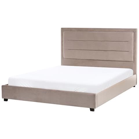Letto Ad Acqua Velluto Rouen 160 X 200 Cm Tortora - Foto 2