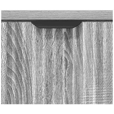 Comodino Grigio sonoma 63.5 x 36 x 61 cm Legno multistrato - Foto 9