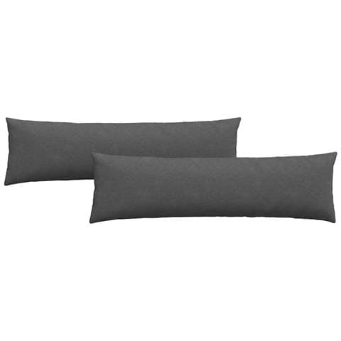 Cuscini da Divano 2 pcs Grigio scuro 145 x 40 cm - Foto 1