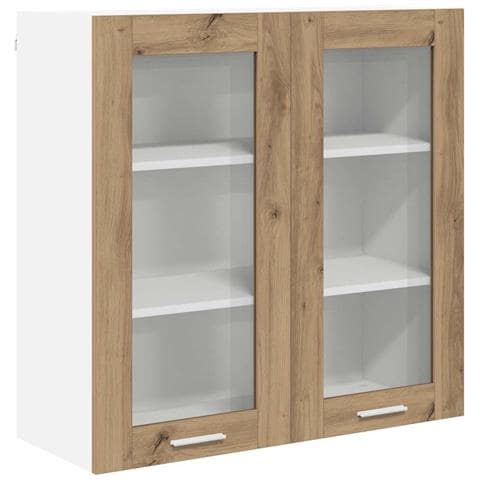 Armadio pensile Riga Rovere artigianale 80 x 31 x 80 cm - Foto 1