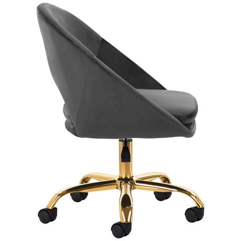 sedia girevole QS-MF18G grigia - Foto 2