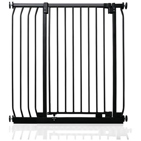 Safetots Cancelletto Di Sicurezza Elite Extra Alto, 89cm - 98cm, Nero Opaco, Extra Alto Con 100cm Di Altezza - Foto 1