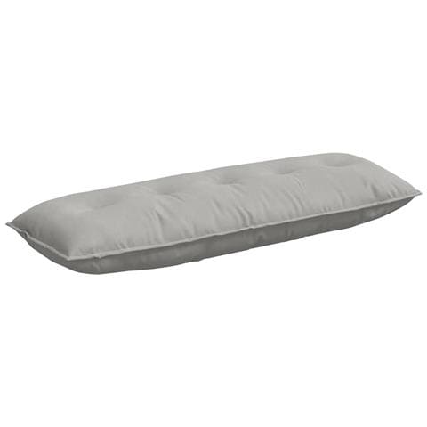 Cuscino per Schiena Grigio chiaro 140 x 50 cm - Foto 1
