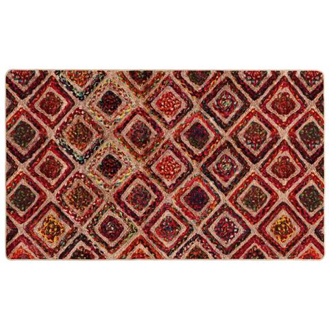 Runner Tappeto MARSA Multicolore 100 x 200 cm Poliestere e PVC - Foto 1