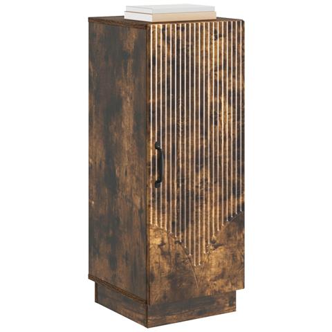 Credenza Rovere Fumo 33 x 34,5 x 87 cm Legno ingegnerizzato - Foto 2