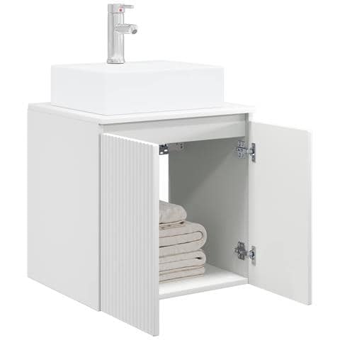 Mobile Lavabo da Parete Bianco 49,5 x 41 x 62,5 cm - Foto 2