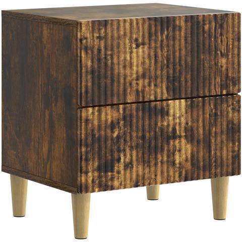 Armadio da Notte con cassetto Rovere Fumo 43 x 34,5 x 48 cm - Foto 1
