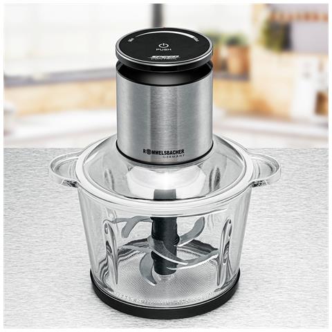 MZ 800 tritaverdure elettrico 2,7 L 800 W Nero, Acciaio inox - Foto 1