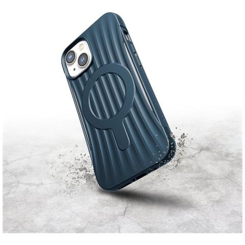 Raptic X-doria Clutch Case Per Iphone 14 Con Retro Magsafe, Blu - Foto 7