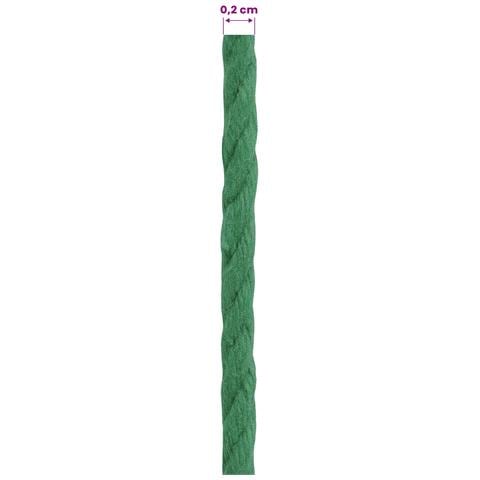 Spago di Cotone 10 pz 2 mm 100 m Verde 100% Cotone - Foto 7