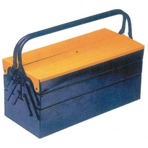 Cassetta portautensili in lamiera verniciata 5 comparti 45x20x22 cm - Foto 1