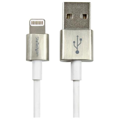 Cavo Lightning a USB con connettori in metallo Apple Premium - 1 m - Bianco - Foto 1