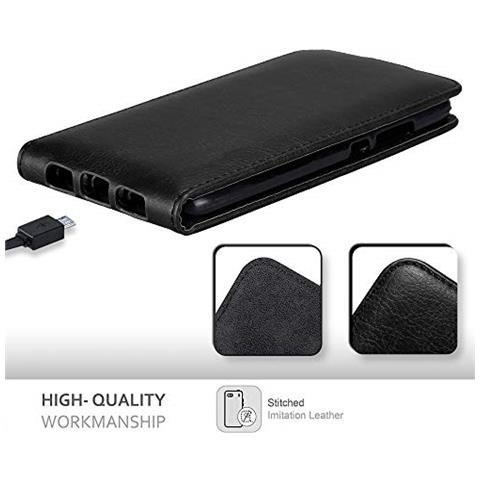 Custodia Compatibile Con Huawei Nova Plus In Nero Di Notte - Coperchio Protettivo In Design Flip Con Chiusura Magnetica - Foto 2