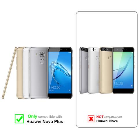 Custodia Compatibile Con Huawei Nova Plus In Nero Di Notte - Coperchio Protettivo In Design Flip Con Chiusura Magnetica - Foto 9