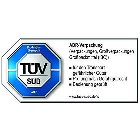 Hnersdorff 800.300 Carburante Pu Premium 5 L Nero La Certificazione Delle Nazioni Unite Hdpe Accessorio Di Colore Rosso Un Formato - Foto 4