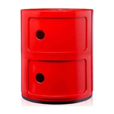 Componibile 2 Cassetti Rosso Art 04966/10 - Foto 1