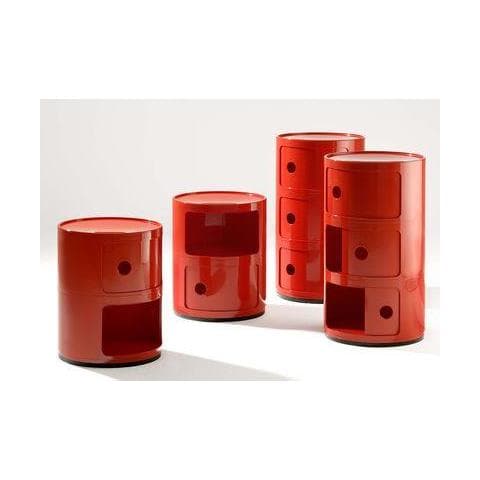 Componibile 2 Cassetti Rosso Art 04966/10 - Foto 4