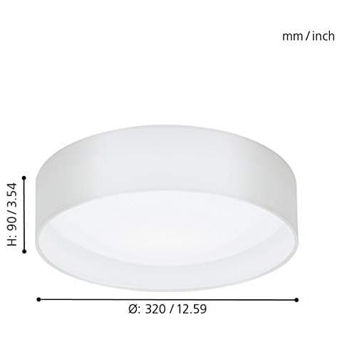 PASTERI, Interno, Bianco, Cilindro, Tessuto, Plastica, Acciaio, IP20, I - Foto 3