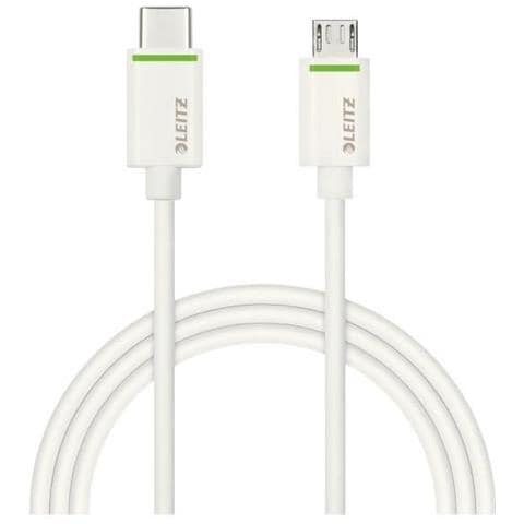 63360001 1m Micro-USB B USB C Bianco cavo USB - Foto 1