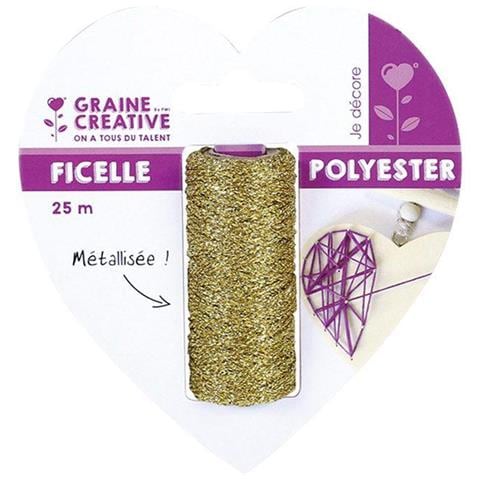 Bobina Di Filo Metallico Dorato 25 M - String Art - Foto 1