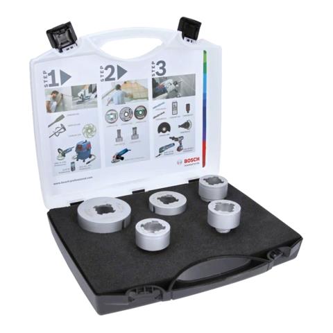 Professional 2608599037 Set Da 5 Pezzi, Punta Diamantata A Secco, Per Ceramica, X-lock, Dry Speed, Ø 20/25/35/51/68 Mm - Foto 1