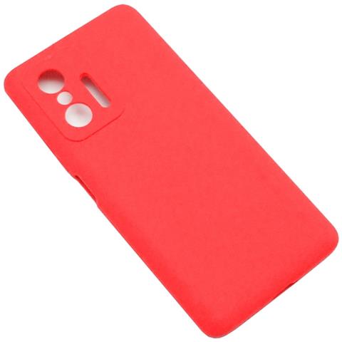 Custodia Tpu Silicone Lite Cover Soft-case Per Xiaomi 11t - 11t Pro Red - Foto 1