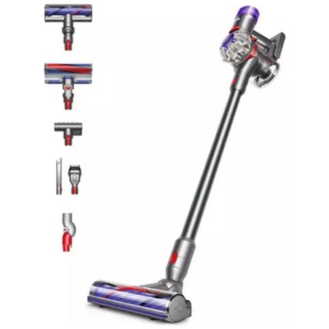 DYSON V8 Absolute Scopa Ricaricabile 2 in1 senza Sacco Potenza Aspirazione 115 AW Colore Nichel/Argento