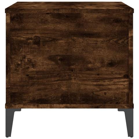 Tavolino Da Salotto Rovere Fumo 60x44,5x45 Cm Legno Multistrato - Foto 9