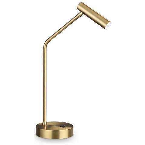 Lampada Da Tavolo Contemporanea Easy Metallo Ottone Led 3,5w 3000k Ip20 - Foto 1