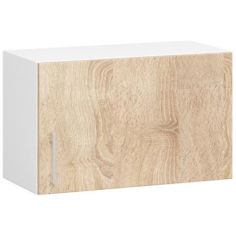 Mobile da cucina pensile LIMA, 1 anta, 60x30,5x29 cm, Colore Bianco e Sonoma Quercia - Foto 1