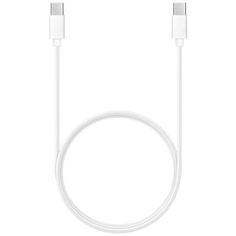 Usb-c To Usb-c Pd 60w 3a Super Fast Charge Universal 1m Cable With 8mm Long Connectors White - Foto 2