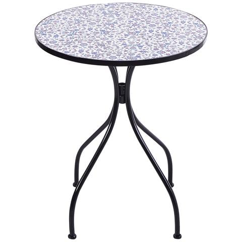 Tavolino Bistrot Camprena 60 Cm 60 Cm Metallo Nero - Foto 14