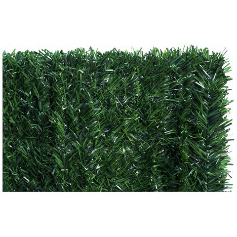 Siepe Artificiale Pico 1,8x3m Rete Frangivista 95% Oscurante - Foto 2