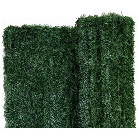 Siepe Artificiale Pico 1,8x3m Rete Frangivista 95% Oscurante - Foto 1