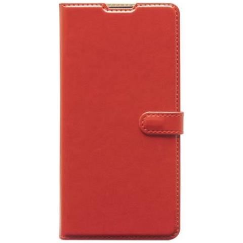 Custodia Per Iphone 12 Pro Max Folio Wallet Con Linguetta Magnetica, Rosso - Foto 1